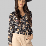 Joana Horse Print Shirt - La Prestic Ouiston