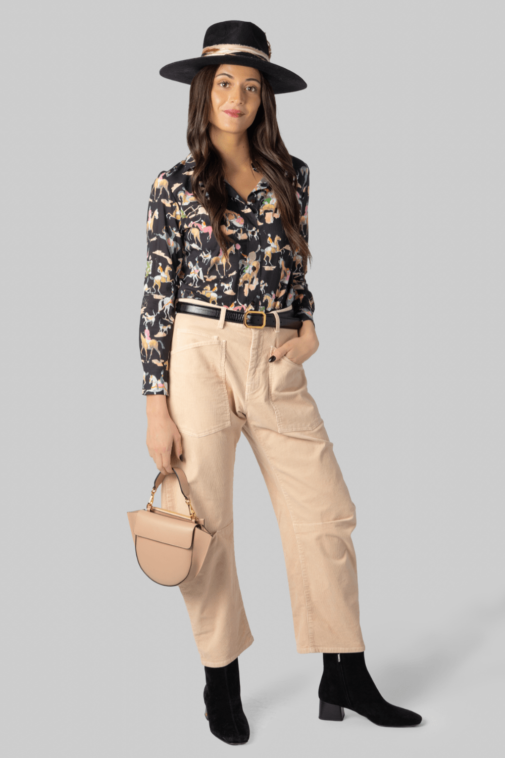 Joana Horse Print Shirt - La Prestic Ouiston