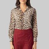 Joana Panther Print Shirt - La Prestic Ouiston