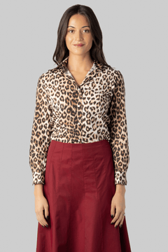 Joana Panther Print Shirt - La Prestic Ouiston