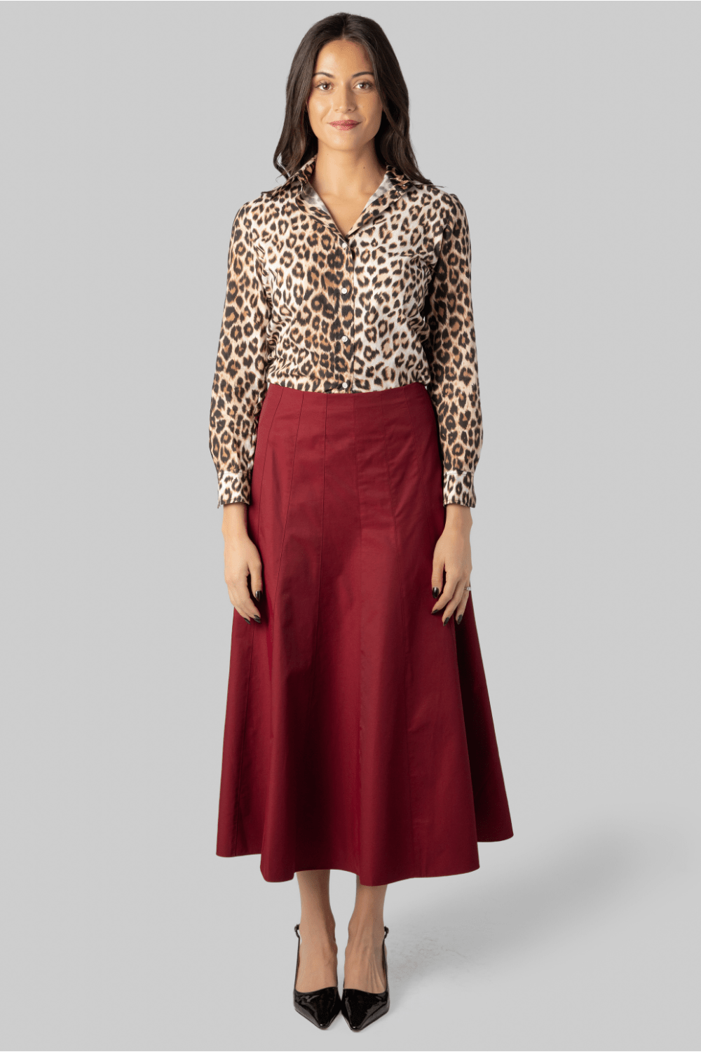 Joana Panther Print Shirt - La Prestic Ouiston