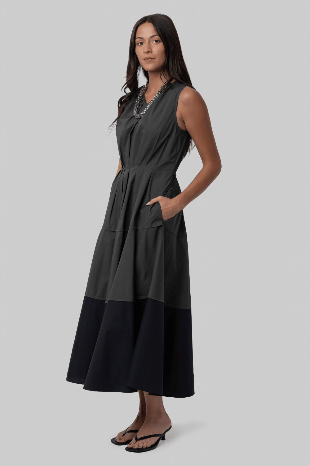 Kailey Poplin Dress - Proenza Schouler White Label