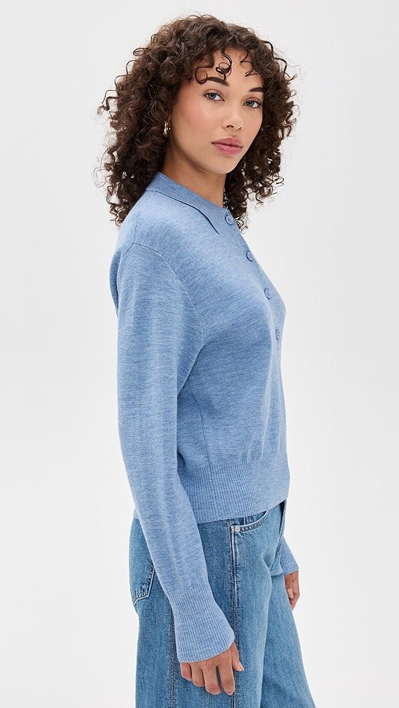 Kari Polo Knit Top - Apiece Apart