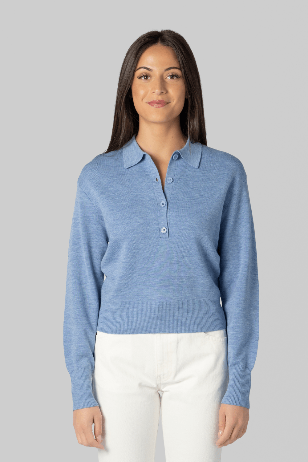 Kari Polo Knit Top - Apiece Apart