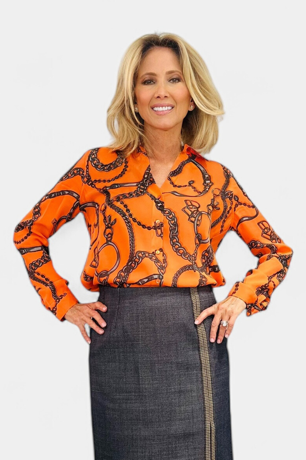 Nina Long Sleeve Blouse - The Posh Peacock