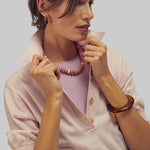 Laguna Necklace Rose Pink - Lizzie Fortunato