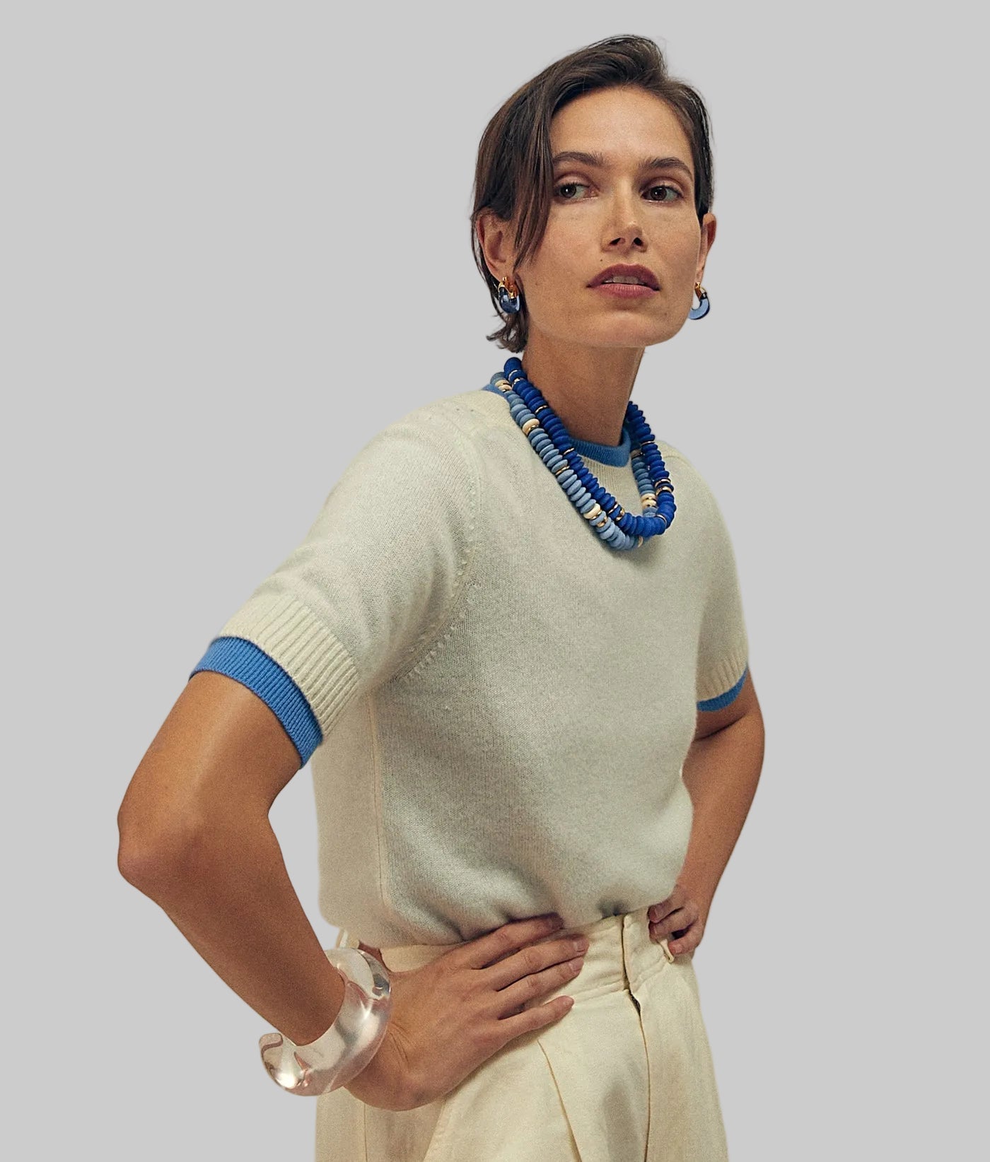 Laguna Necklace Sky Blue - Lizzie Fortunato