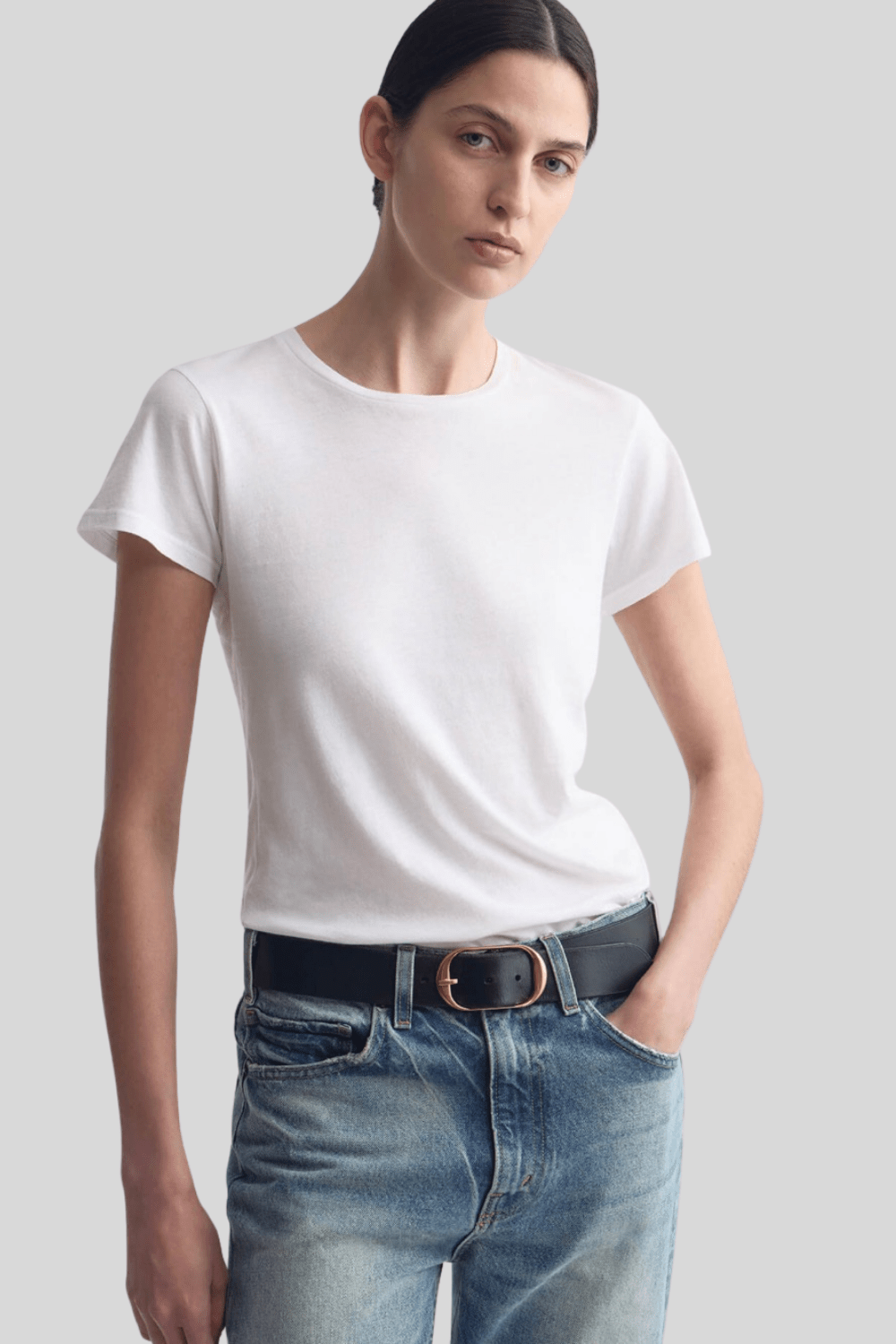 Lana Crewneck Tee - Nili Lotan