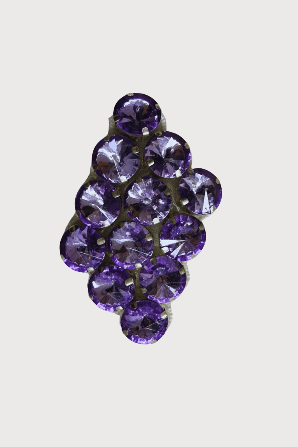 Large Rhinestone Brooch - Odeeh