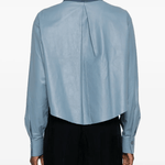 Leather Boxy Shirt - Forte Forte