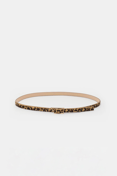 Leopard Print Belt - Closed
