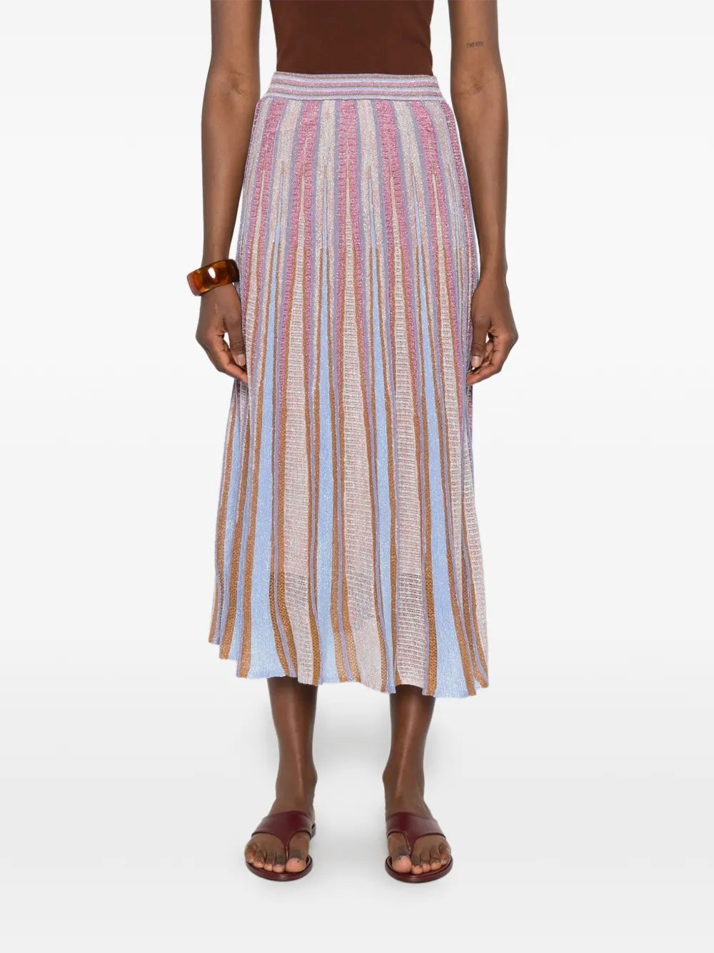 "Les Folies" Jacquard Tulip Skirt - Forte Forte