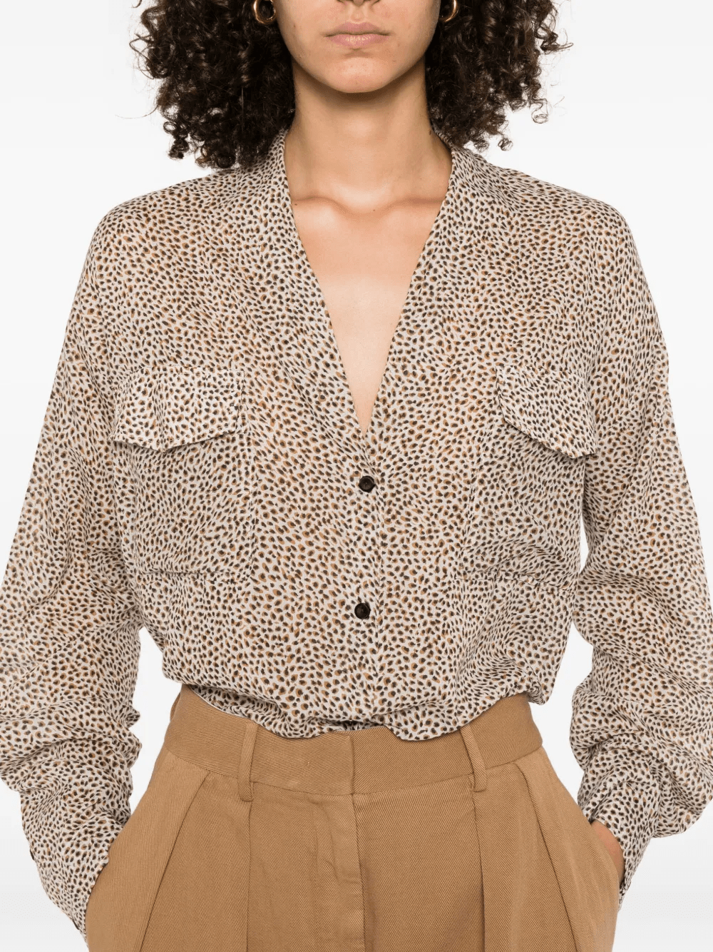 "Les Petites Pois" Print Shirt - Forte Forte
