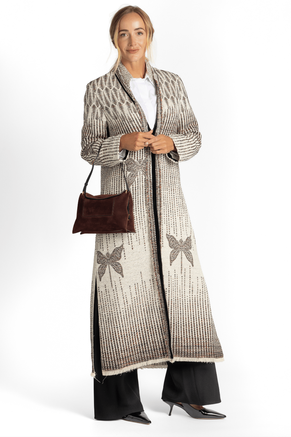 "Libelle" Jacquard Coat - Forte Forte