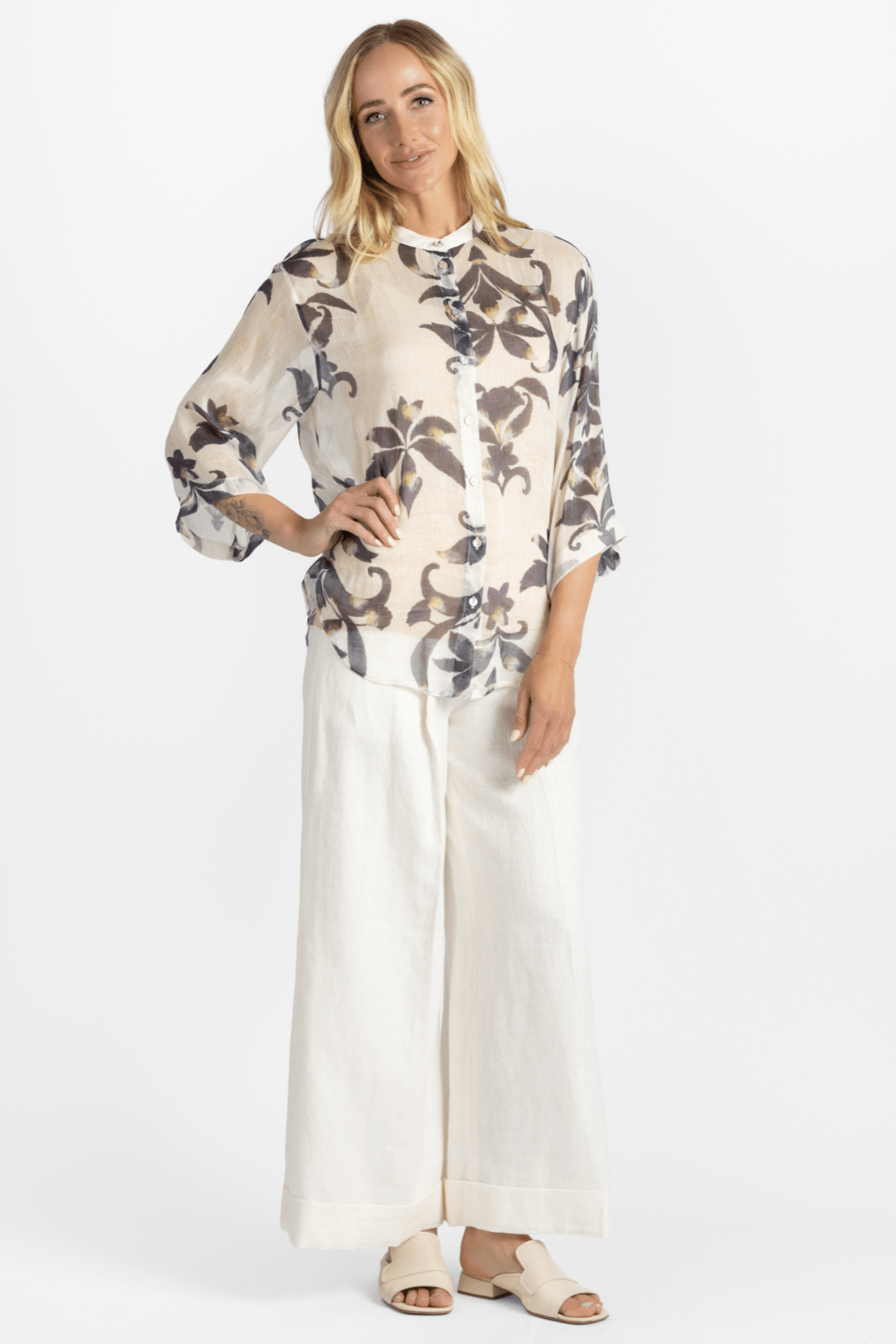Lily Linen Silk Shirt - Forte Forte