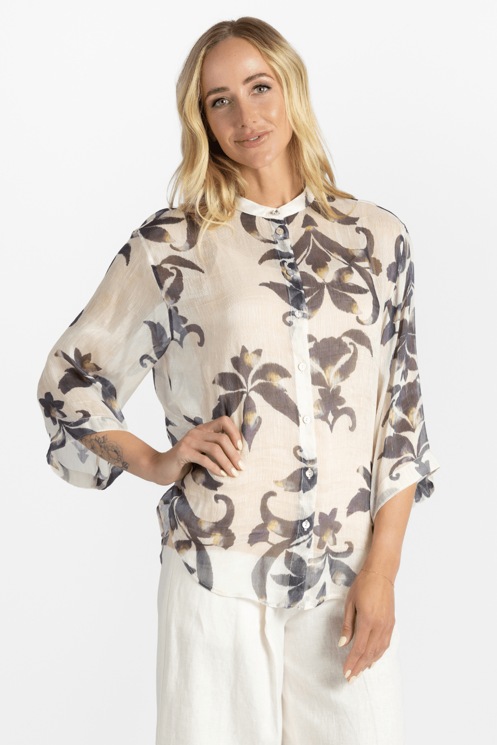 Lily Linen Silk Shirt - Forte Forte
