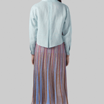 Linen Gauze Shirt with Embroidered Edges - Forte Forte