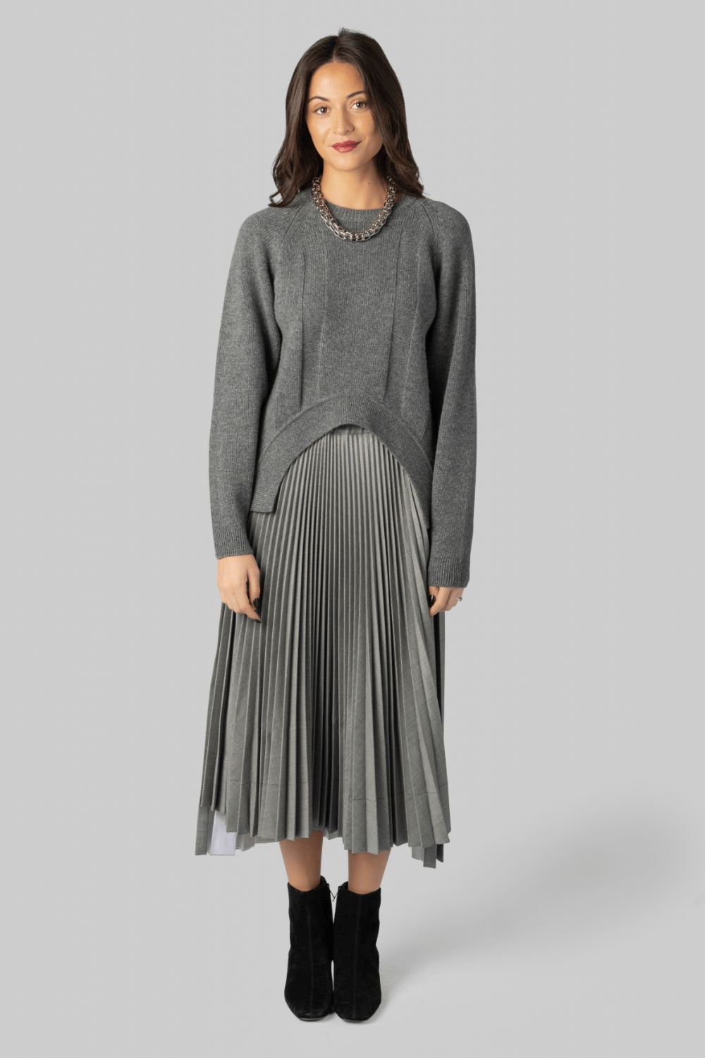 Long Sleeve Crewneck Sweater - Plan C