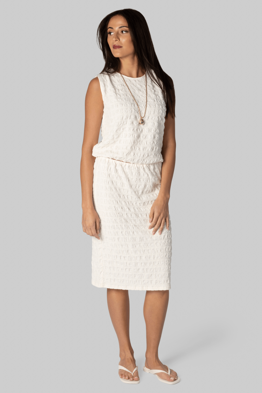 Lori Skirt in Textured Cotton - Proenza Schouler White Label