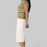 Lori Skirt in Textured Cotton - Proenza Schouler White Label