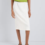 Lori Skirt in Textured Cotton - Proenza Schouler White Label