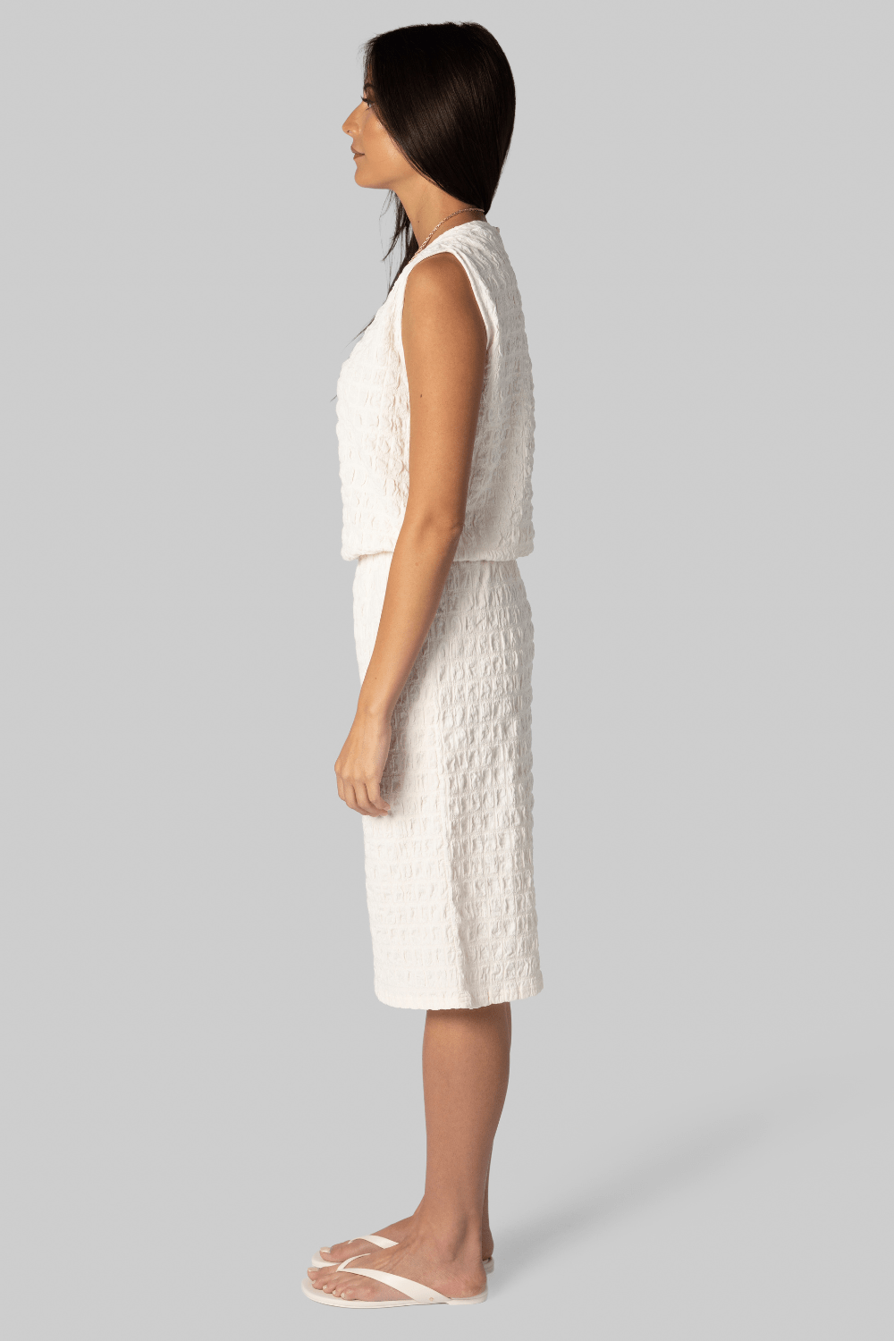 Lori Skirt in Textured Cotton - Proenza Schouler White Label