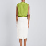 Lori Skirt in Textured Cotton - Proenza Schouler White Label