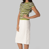 Lori Skirt in Textured Cotton - Proenza Schouler White Label