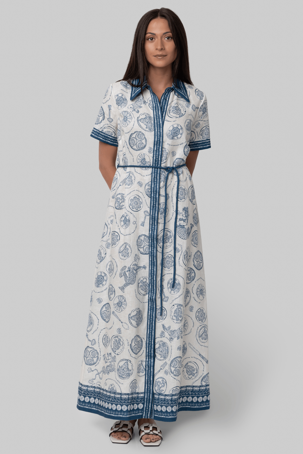 Lucky Maxi Shirt Dress - Alemais