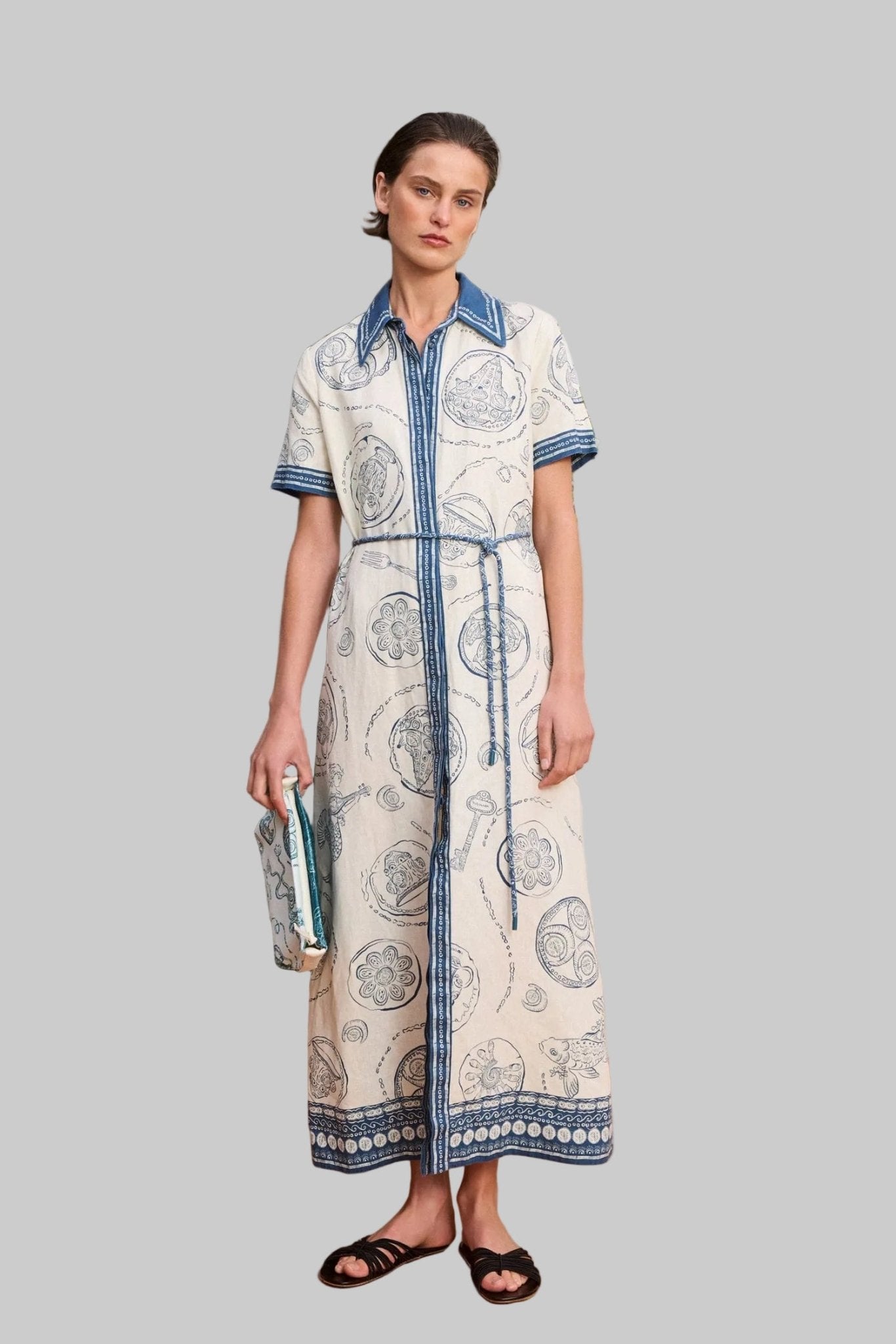 Lucky Maxi Shirt Dress - Alemais
