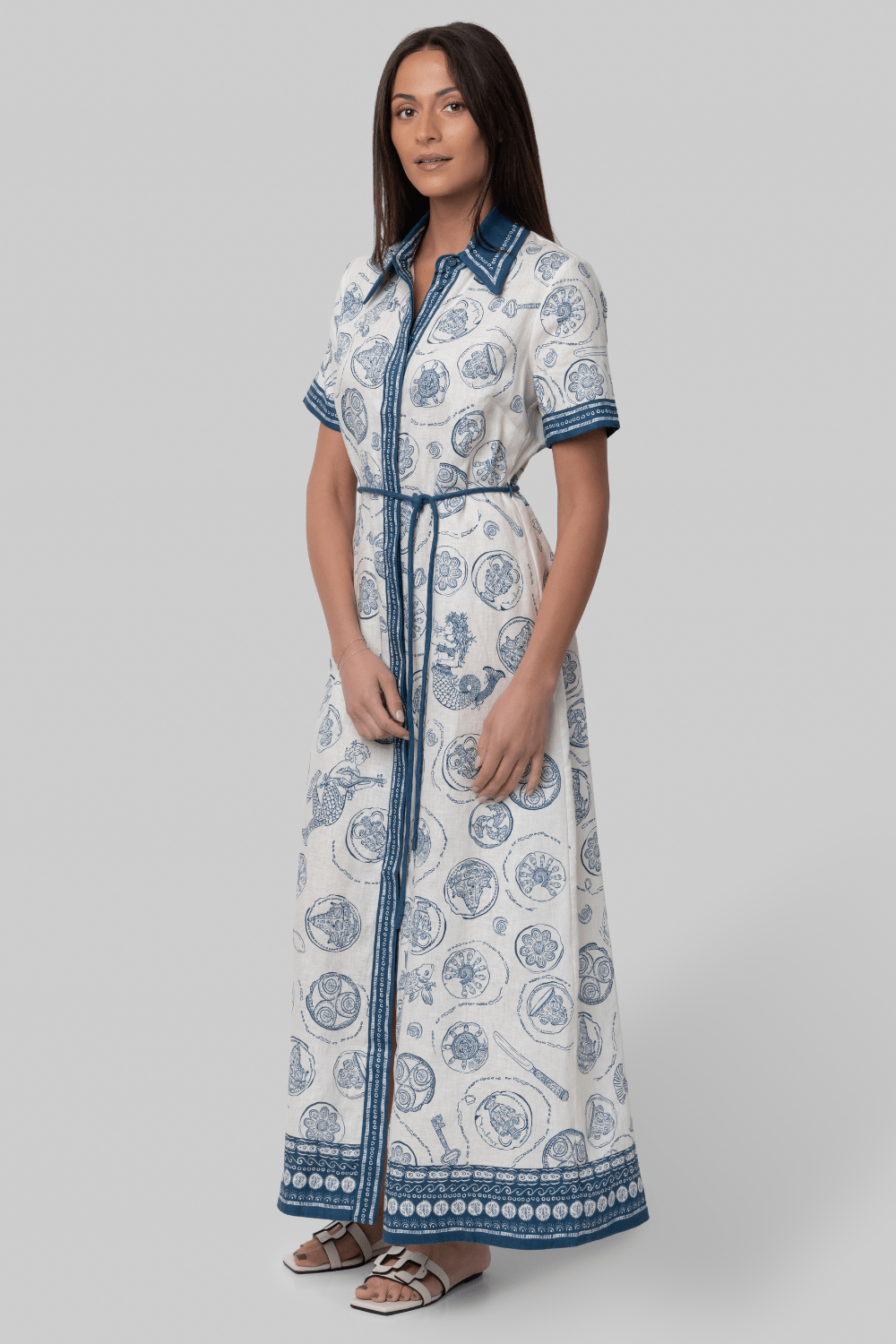 Lucky Maxi Shirt Dress - Alemais