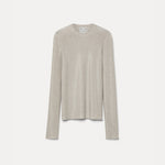 Lurex Jersey Crewneck T-Shirt - Forte Forte