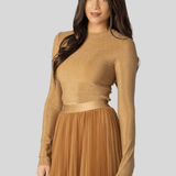 Lurex Jersey Roundneck Shirt - Forte Forte