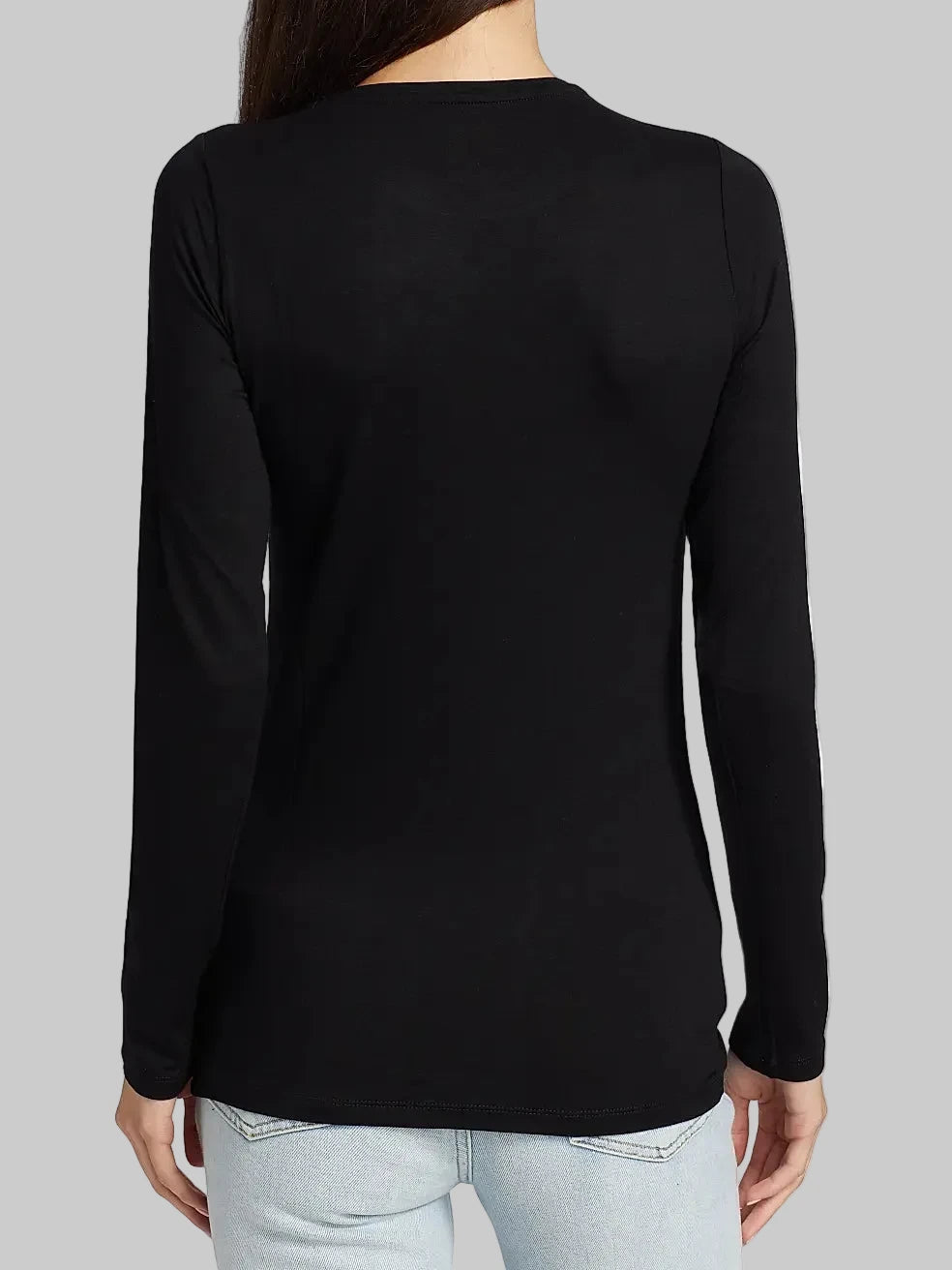 Majestic Long Sleeve Crew T-Shirt - Majestic