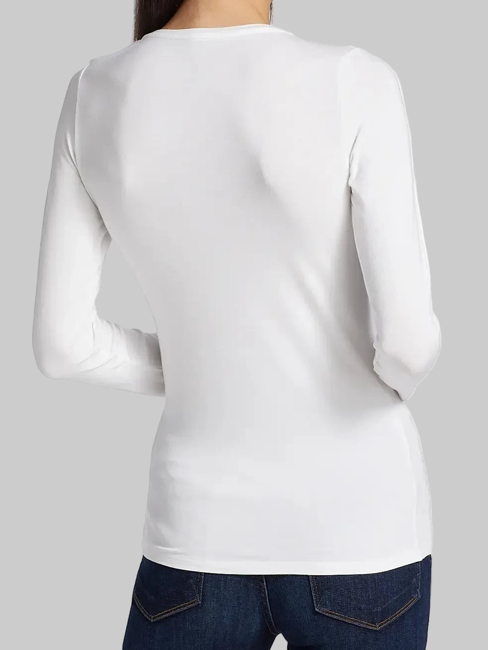 Majestic Long Sleeve Crew T-Shirt - Majestic