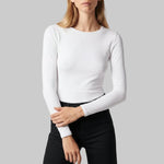 Majestic Long Sleeve Crew T-Shirt - Majestic