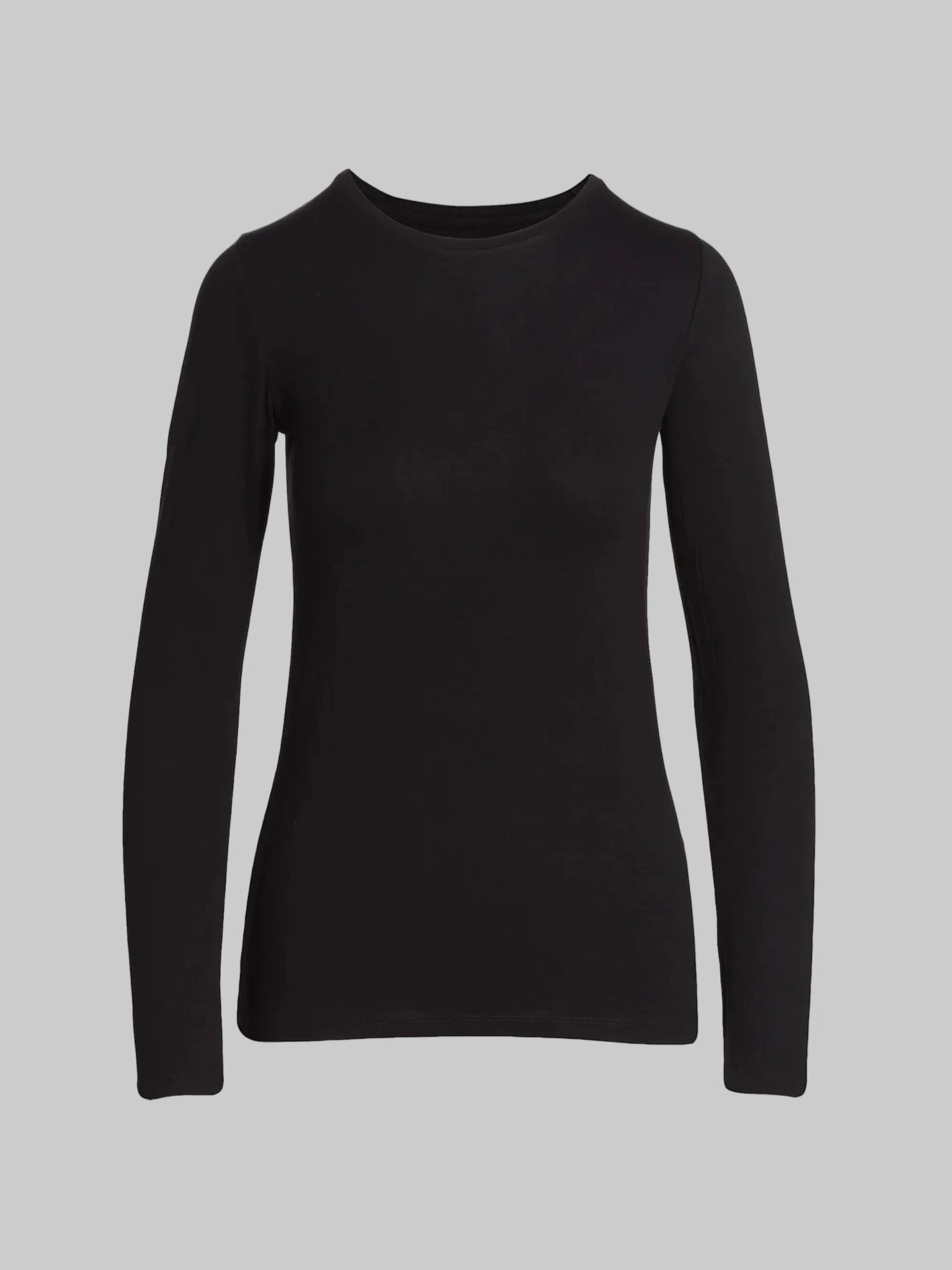 Majestic Long Sleeve Crew T-Shirt - Majestic