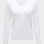 Majestic Long Sleeve V Neck T-Shirt - Majestic