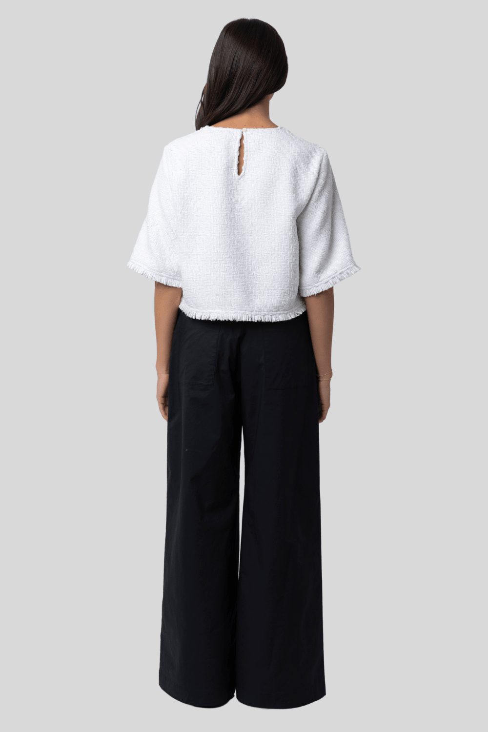 Maura Top in Basket Weave - Proenza Schouler White Label