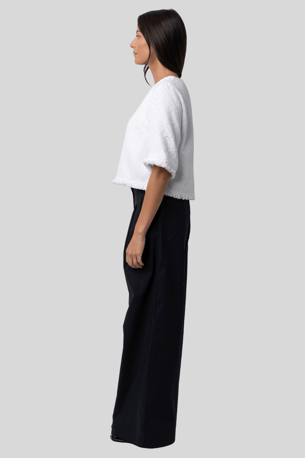 Maura Top in Basket Weave - Proenza Schouler White Label