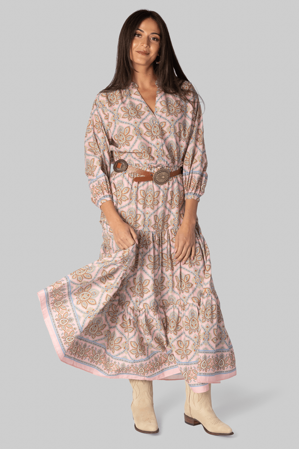 Melanie Tiered Skirt - Cara Cara