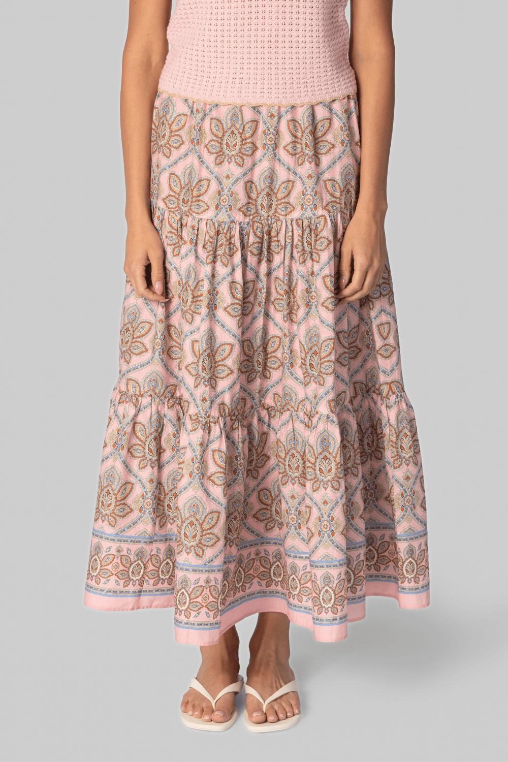 Melanie Tiered Skirt - Cara Cara