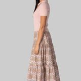 Melody Knit Polo in Light Pink - Cara Cara