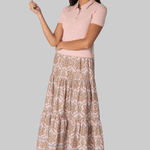 Melody Knit Polo in Light Pink - Cara Cara