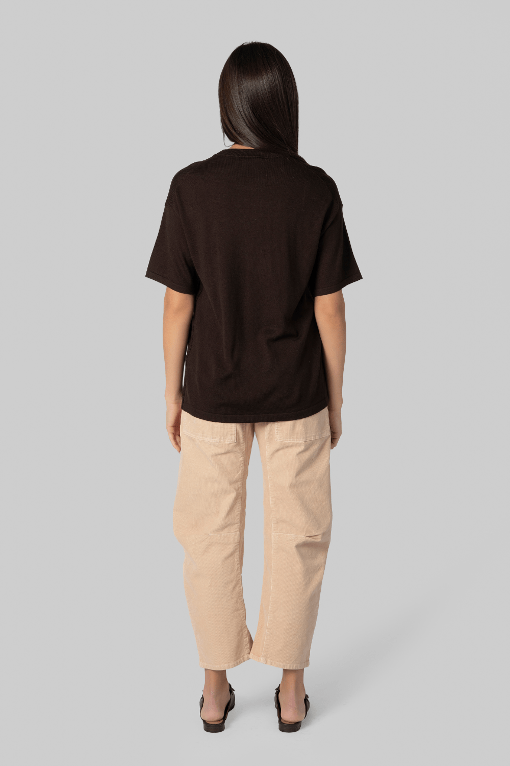 Merino Brown Top - Gauchere