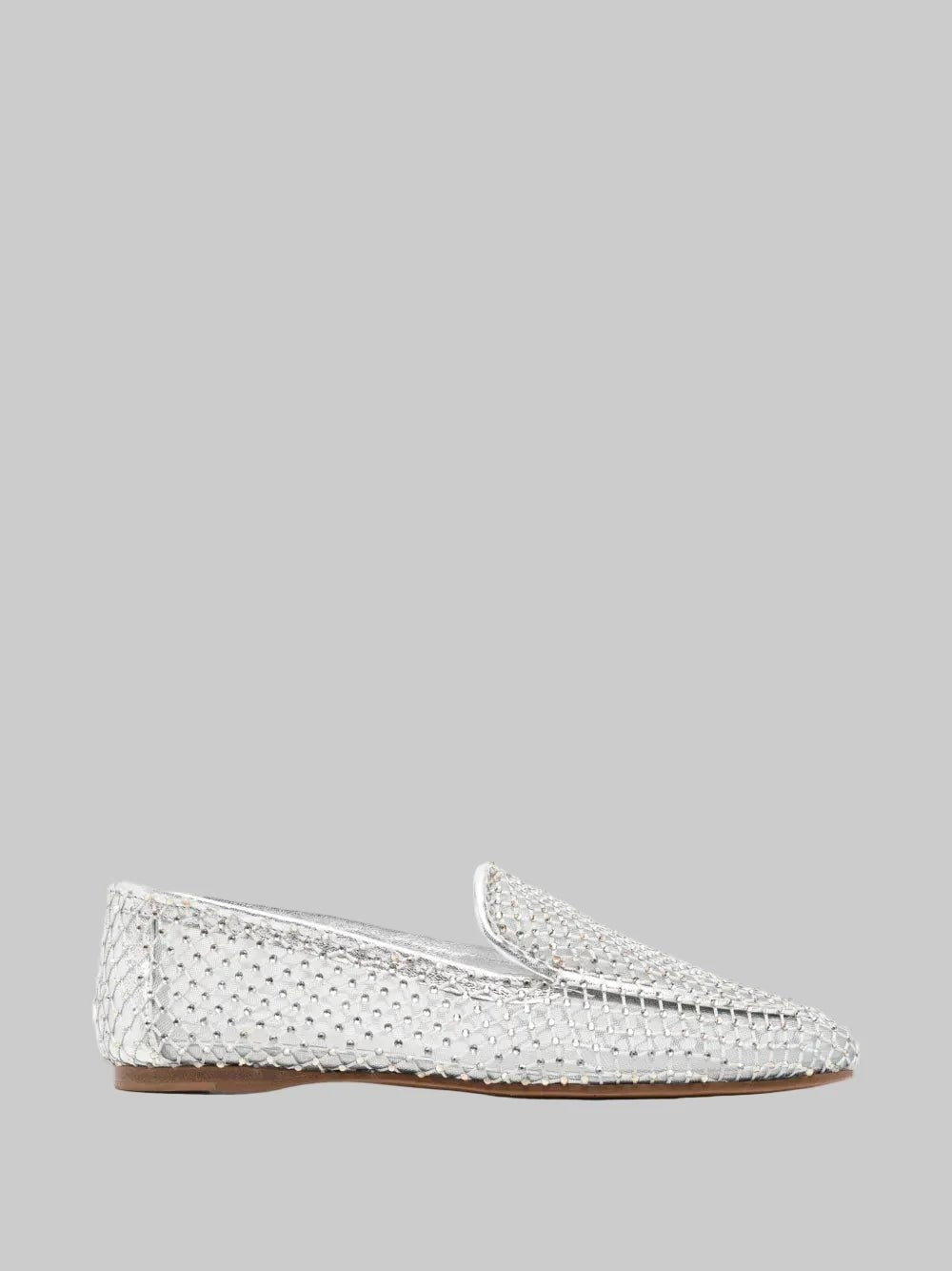 Mesh Rhinestone Loafer - Forte Forte