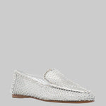 Mesh Rhinestone Loafer - Forte Forte
