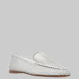 Mesh Rhinestone Loafer - Forte Forte
