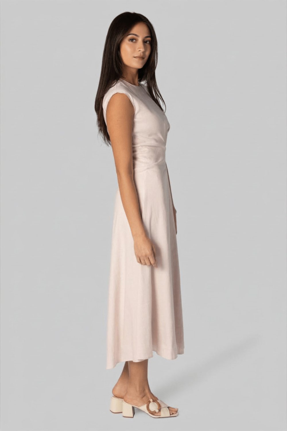 Miranda Maxi Linen Dress - Proenza Schouler White Label