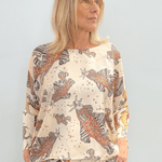 Mix Ecru Fishes Janine Top - La Prestic Ouiston